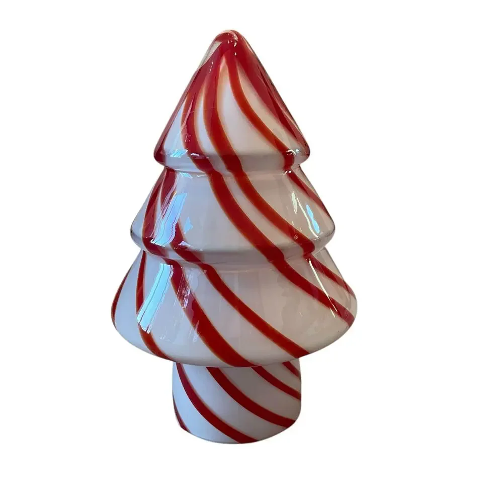 Hand Blown Art Glass CHRISTMAS Tree 10